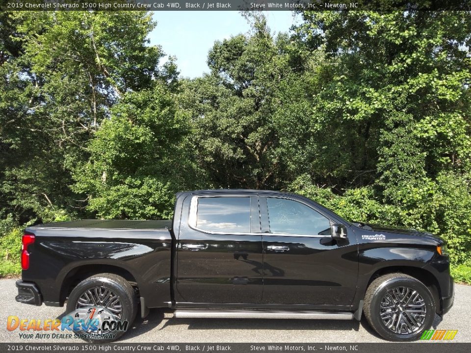 Black 2019 Chevrolet Silverado 1500 High Country Crew Cab 4WD Photo #5