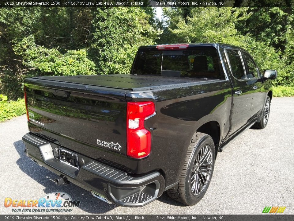 2019 Chevrolet Silverado 1500 High Country Crew Cab 4WD Black / Jet Black Photo #6