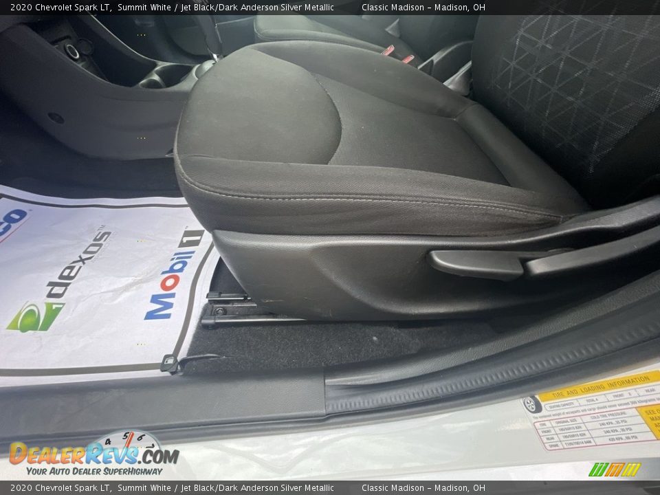 2020 Chevrolet Spark LT Summit White / Jet Black/Dark Anderson Silver Metallic Photo #8