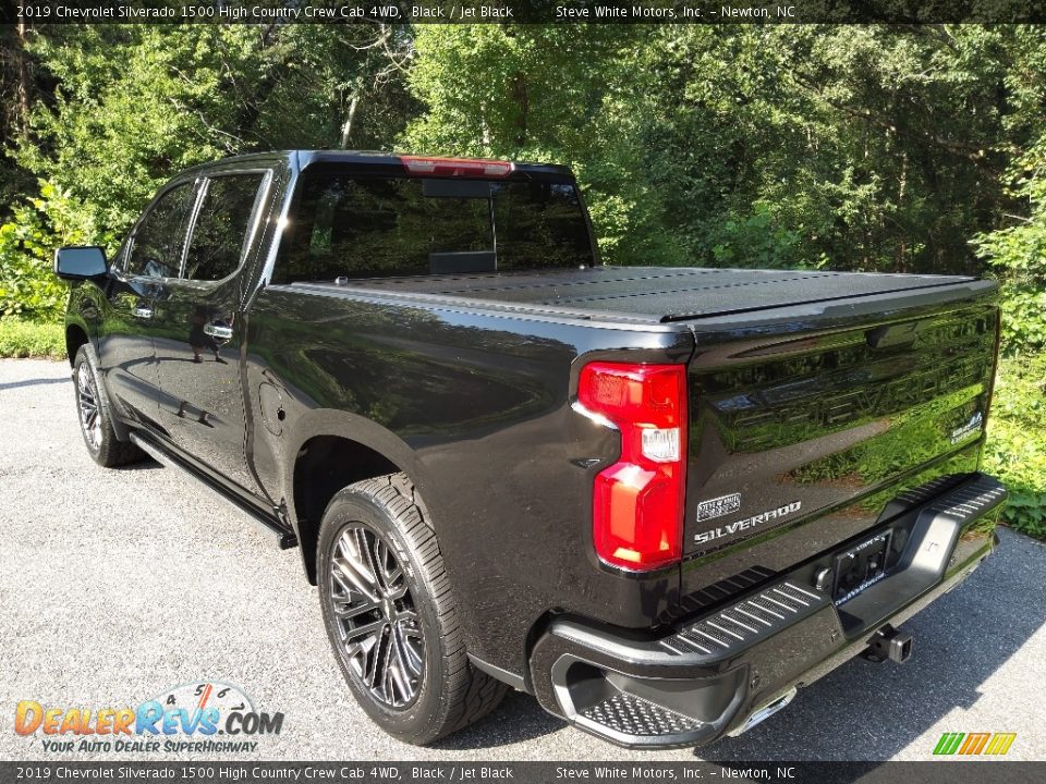 2019 Chevrolet Silverado 1500 High Country Crew Cab 4WD Black / Jet Black Photo #10