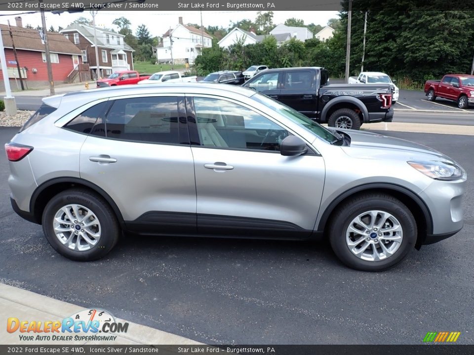 2022 Ford Escape SE 4WD Iconic Silver / Sandstone Photo #7