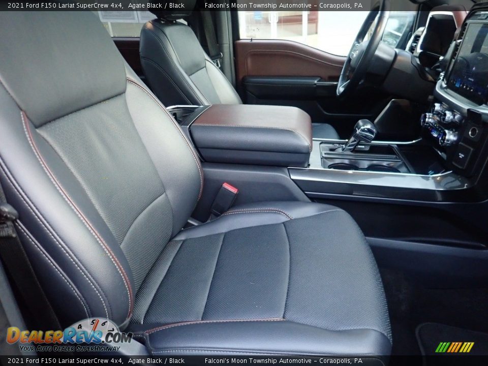 Front Seat of 2021 Ford F150 Lariat SuperCrew 4x4 Photo #11