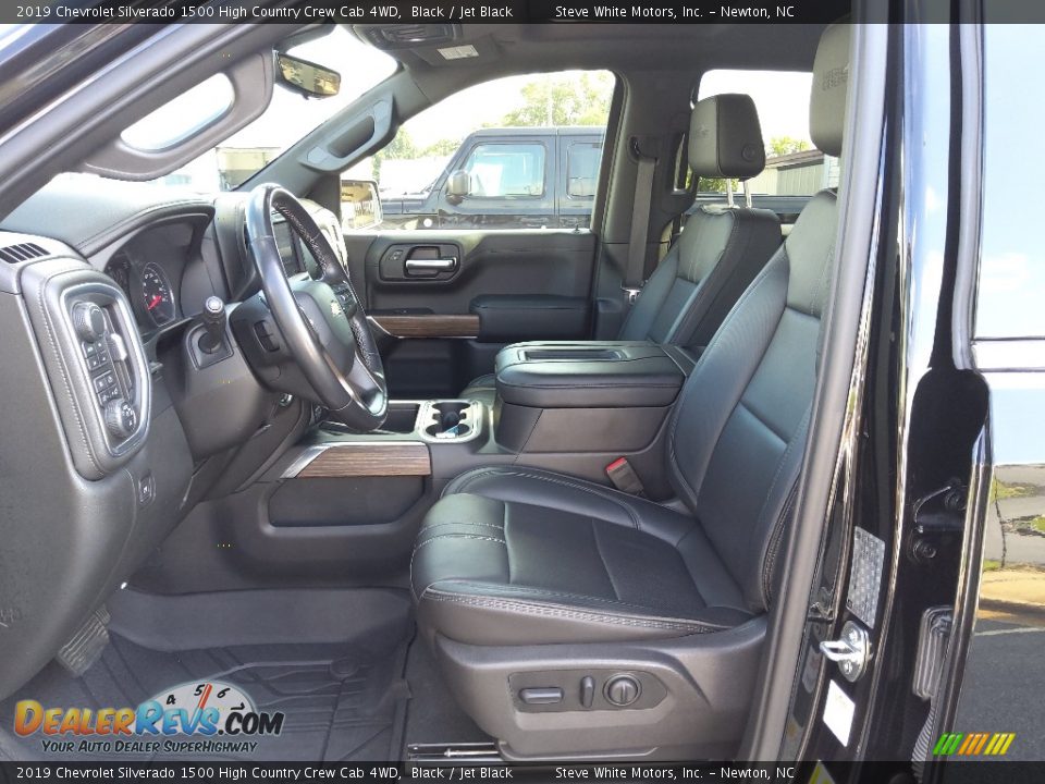 2019 Chevrolet Silverado 1500 High Country Crew Cab 4WD Black / Jet Black Photo #15