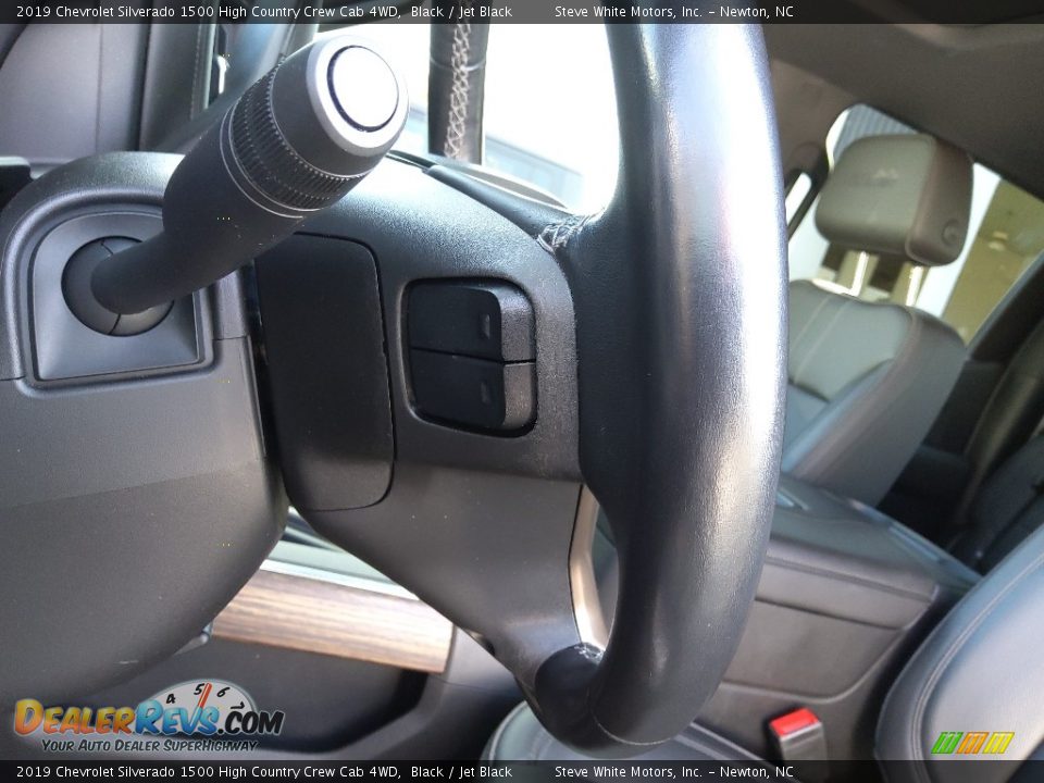 2019 Chevrolet Silverado 1500 High Country Crew Cab 4WD Black / Jet Black Photo #17