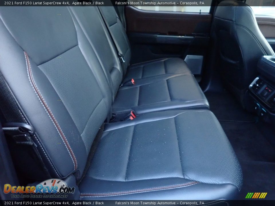 Rear Seat of 2021 Ford F150 Lariat SuperCrew 4x4 Photo #16