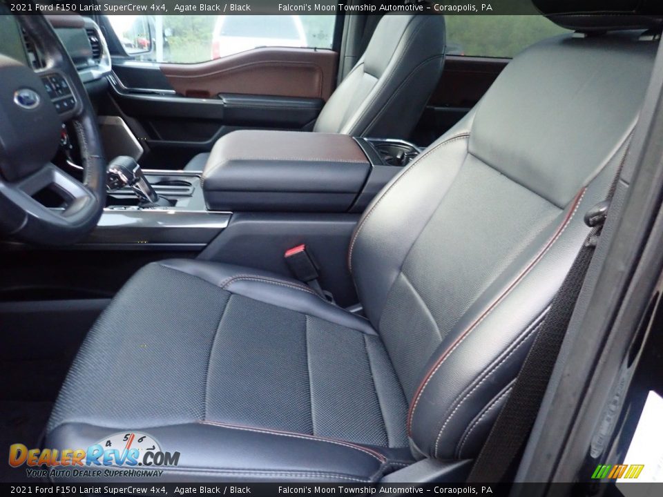 Front Seat of 2021 Ford F150 Lariat SuperCrew 4x4 Photo #17