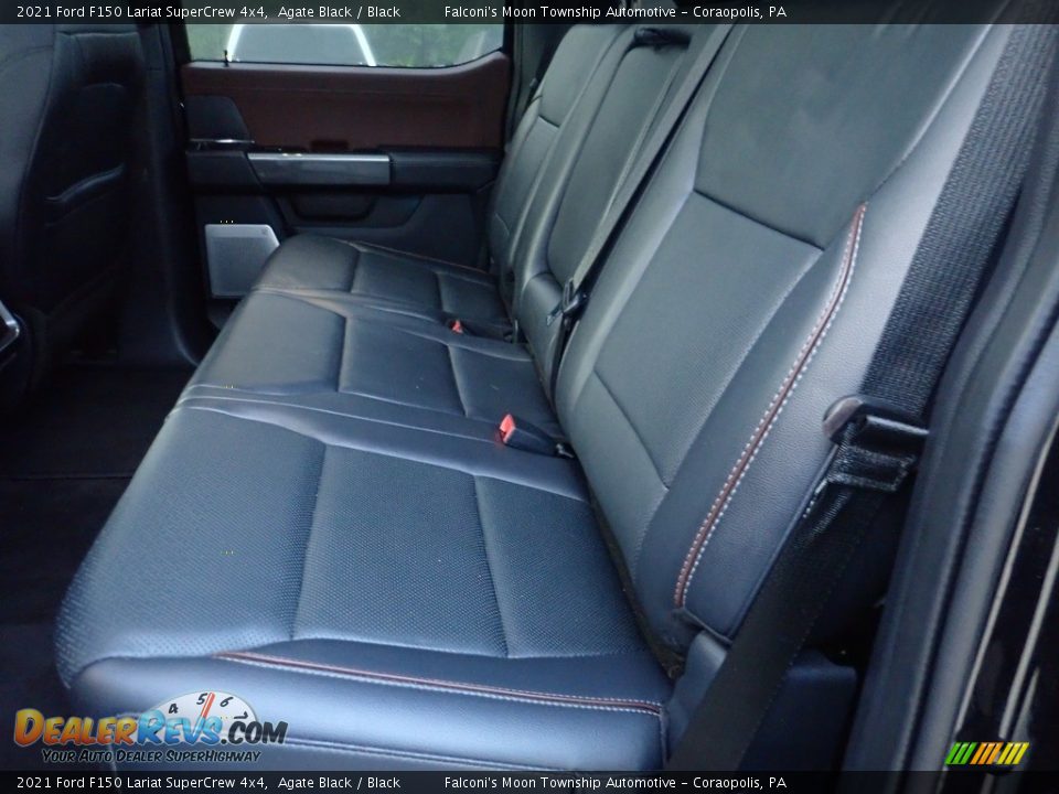 Rear Seat of 2021 Ford F150 Lariat SuperCrew 4x4 Photo #18