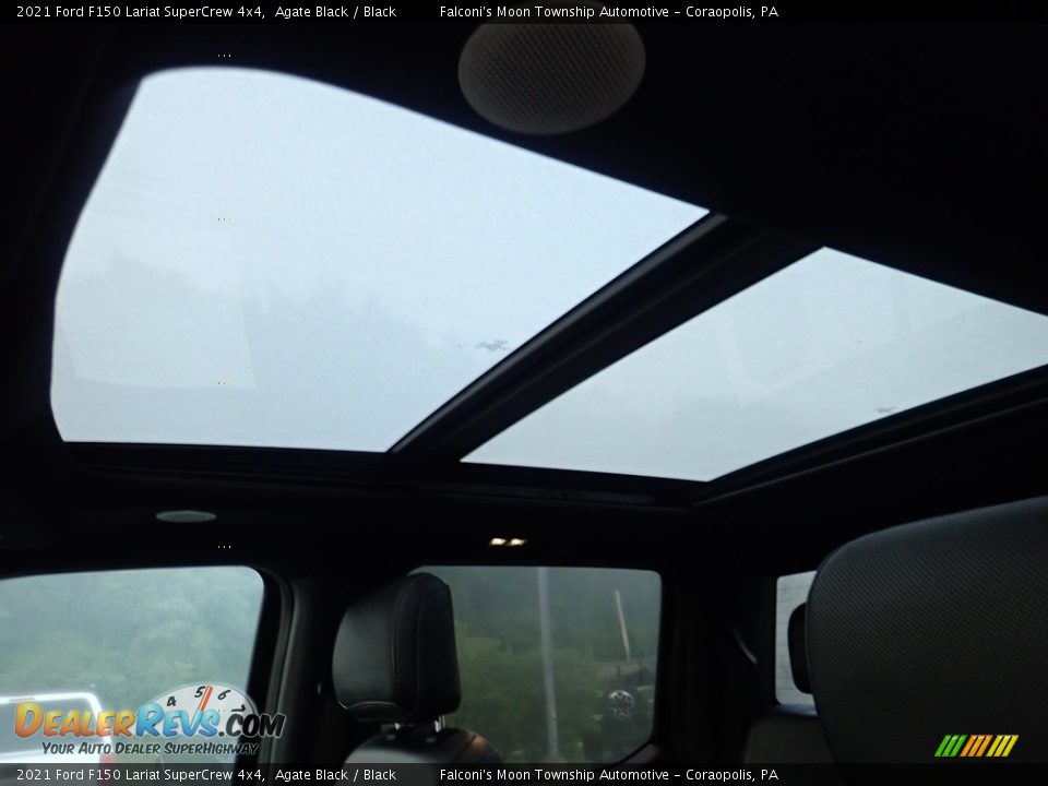 Sunroof of 2021 Ford F150 Lariat SuperCrew 4x4 Photo #23