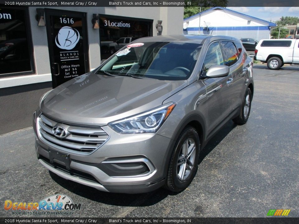 2018 Hyundai Santa Fe Sport Mineral Gray / Gray Photo #2