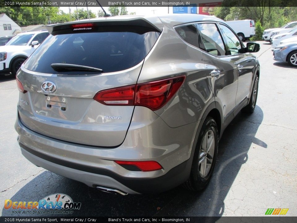 2018 Hyundai Santa Fe Sport Mineral Gray / Gray Photo #4