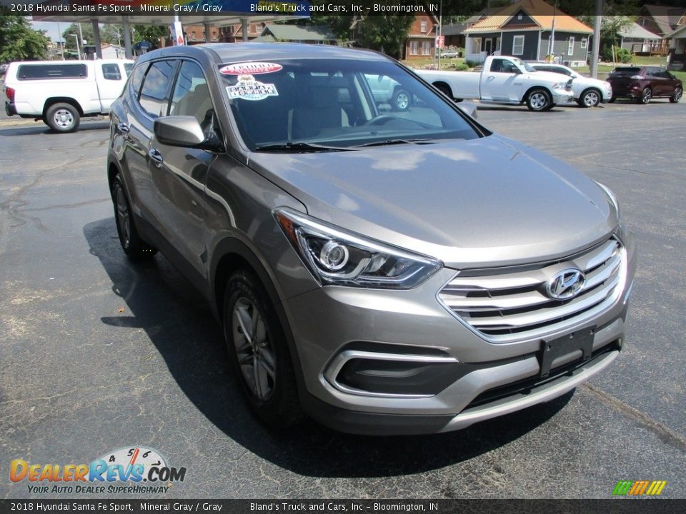 2018 Hyundai Santa Fe Sport Mineral Gray / Gray Photo #5