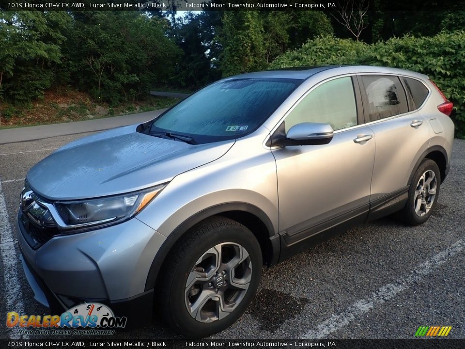 2019 Honda CR-V EX AWD Lunar Silver Metallic / Black Photo #1