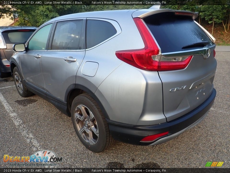 2019 Honda CR-V EX AWD Lunar Silver Metallic / Black Photo #2