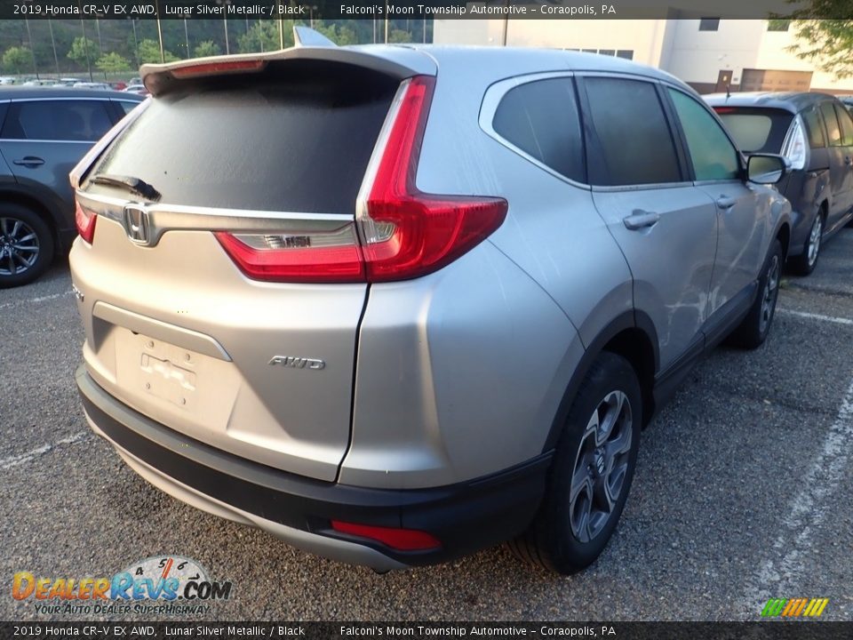 2019 Honda CR-V EX AWD Lunar Silver Metallic / Black Photo #4