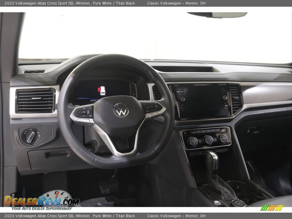 2020 Volkswagen Atlas Cross Sport SEL 4Motion Pure White / Titan Black Photo #6
