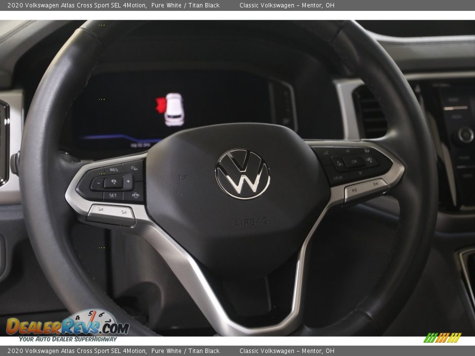 2020 Volkswagen Atlas Cross Sport SEL 4Motion Pure White / Titan Black Photo #7