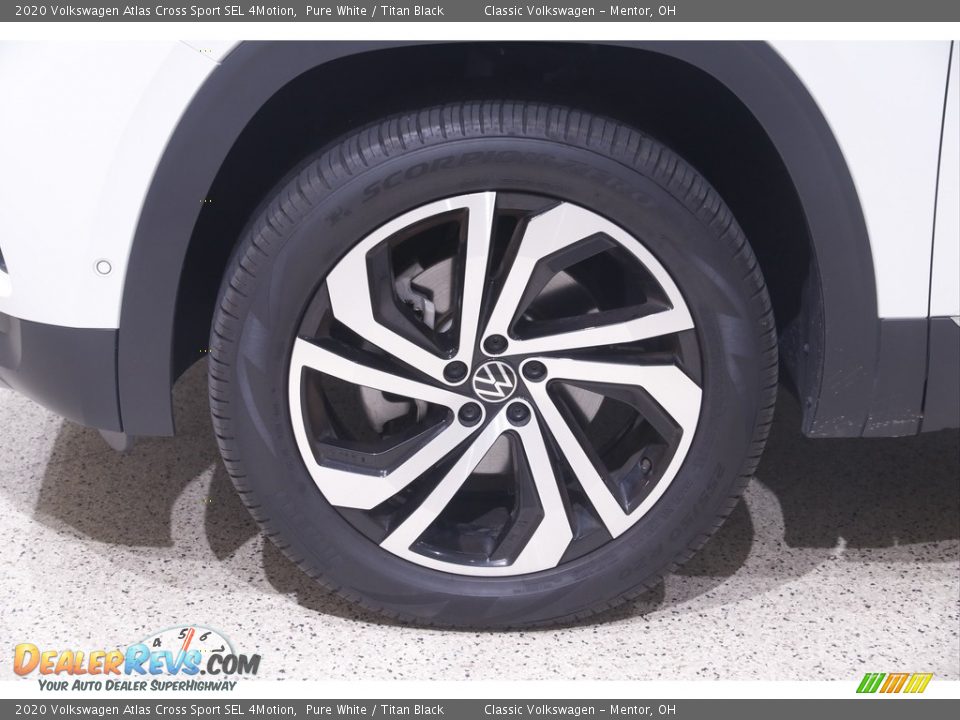 2020 Volkswagen Atlas Cross Sport SEL 4Motion Pure White / Titan Black Photo #20