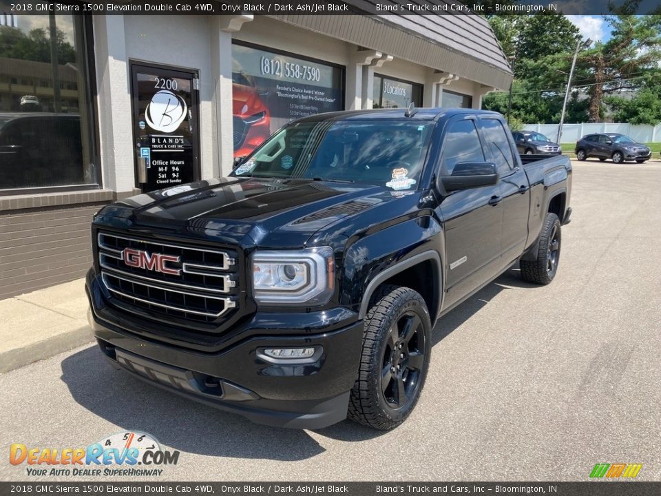 2018 GMC Sierra 1500 Elevation Double Cab 4WD Onyx Black / Dark Ash/Jet Black Photo #2