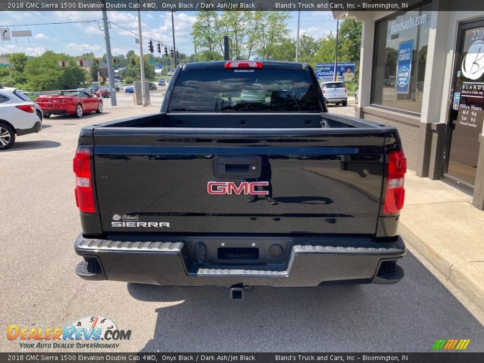 2018 GMC Sierra 1500 Elevation Double Cab 4WD Onyx Black / Dark Ash/Jet Black Photo #4