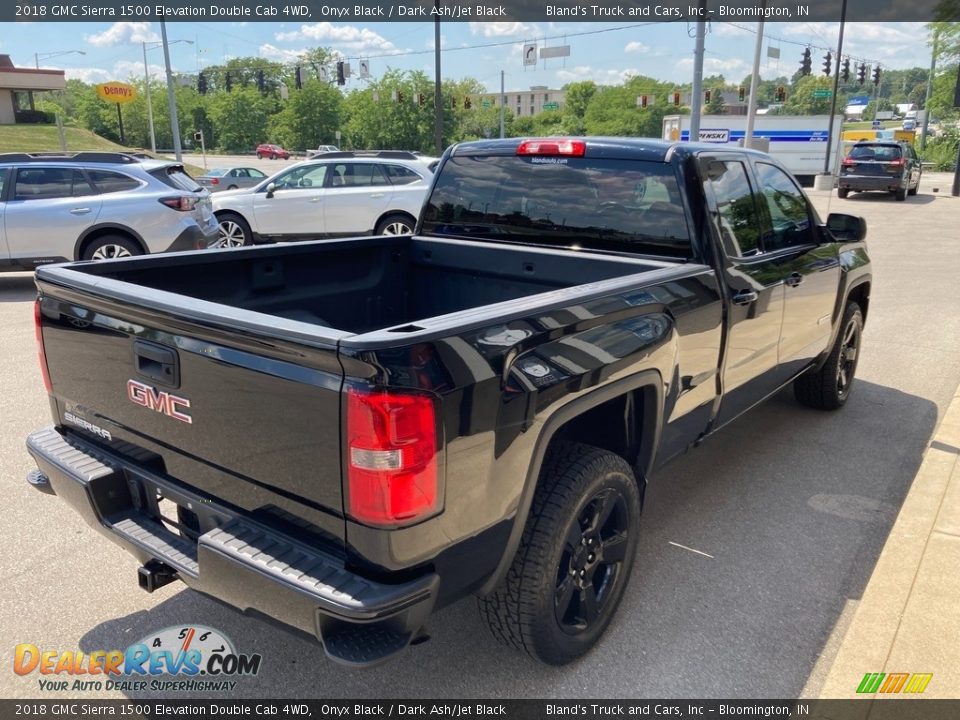 2018 GMC Sierra 1500 Elevation Double Cab 4WD Onyx Black / Dark Ash/Jet Black Photo #6