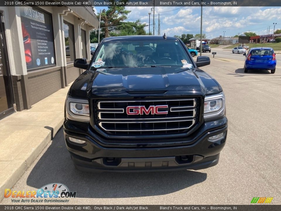 2018 GMC Sierra 1500 Elevation Double Cab 4WD Onyx Black / Dark Ash/Jet Black Photo #8