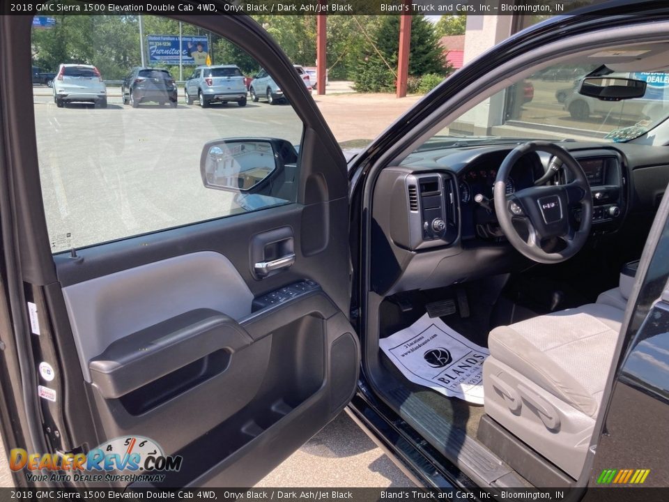 2018 GMC Sierra 1500 Elevation Double Cab 4WD Onyx Black / Dark Ash/Jet Black Photo #9