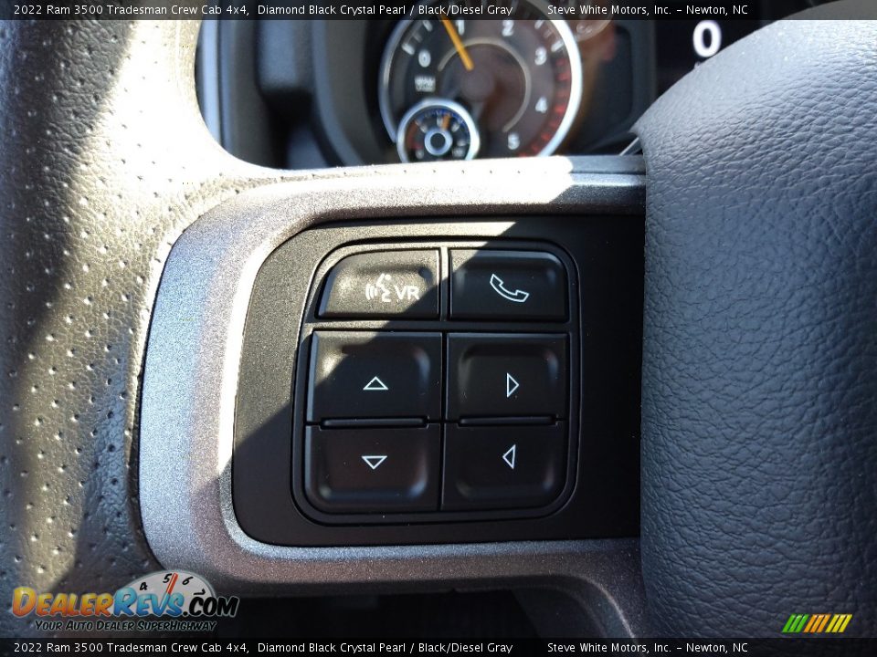 2022 Ram 3500 Tradesman Crew Cab 4x4 Diamond Black Crystal Pearl / Black/Diesel Gray Photo #20