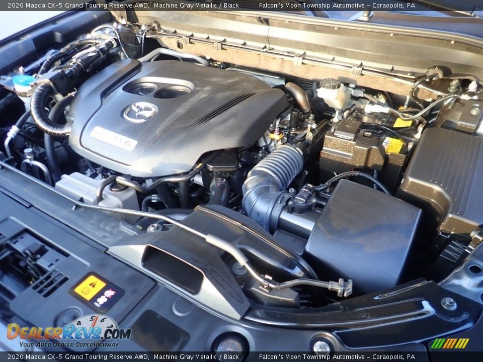 2020 Mazda CX-5 Grand Touring Reserve AWD Machine Gray Metallic / Black Photo #30