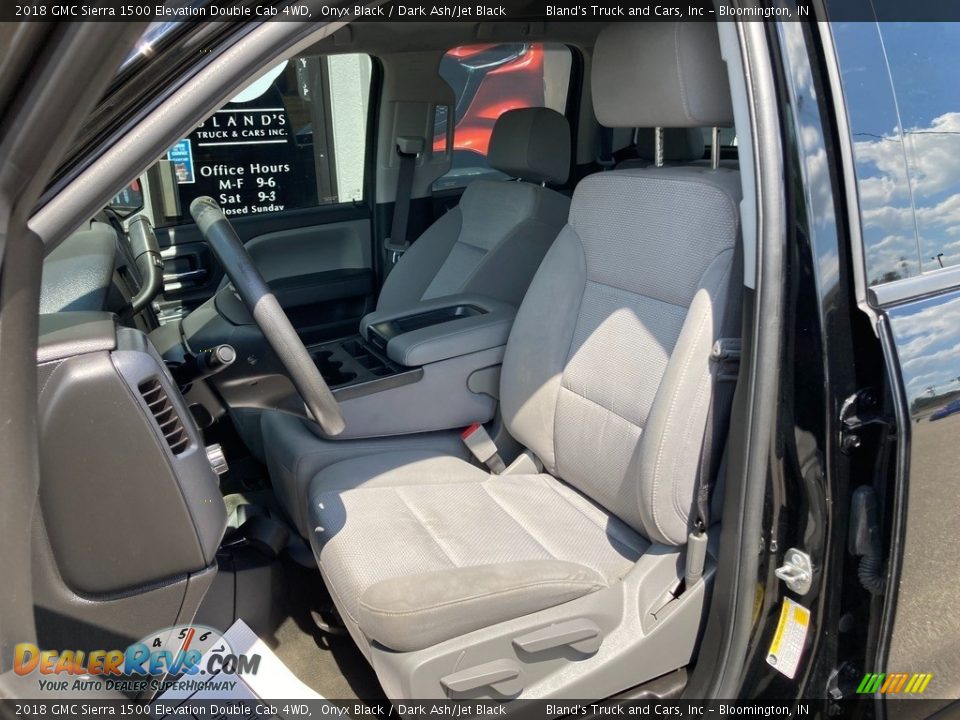 2018 GMC Sierra 1500 Elevation Double Cab 4WD Onyx Black / Dark Ash/Jet Black Photo #11