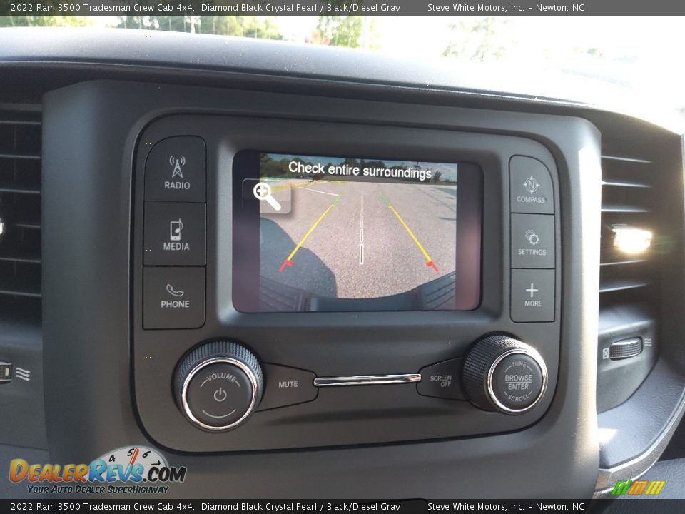 2022 Ram 3500 Tradesman Crew Cab 4x4 Diamond Black Crystal Pearl / Black/Diesel Gray Photo #25