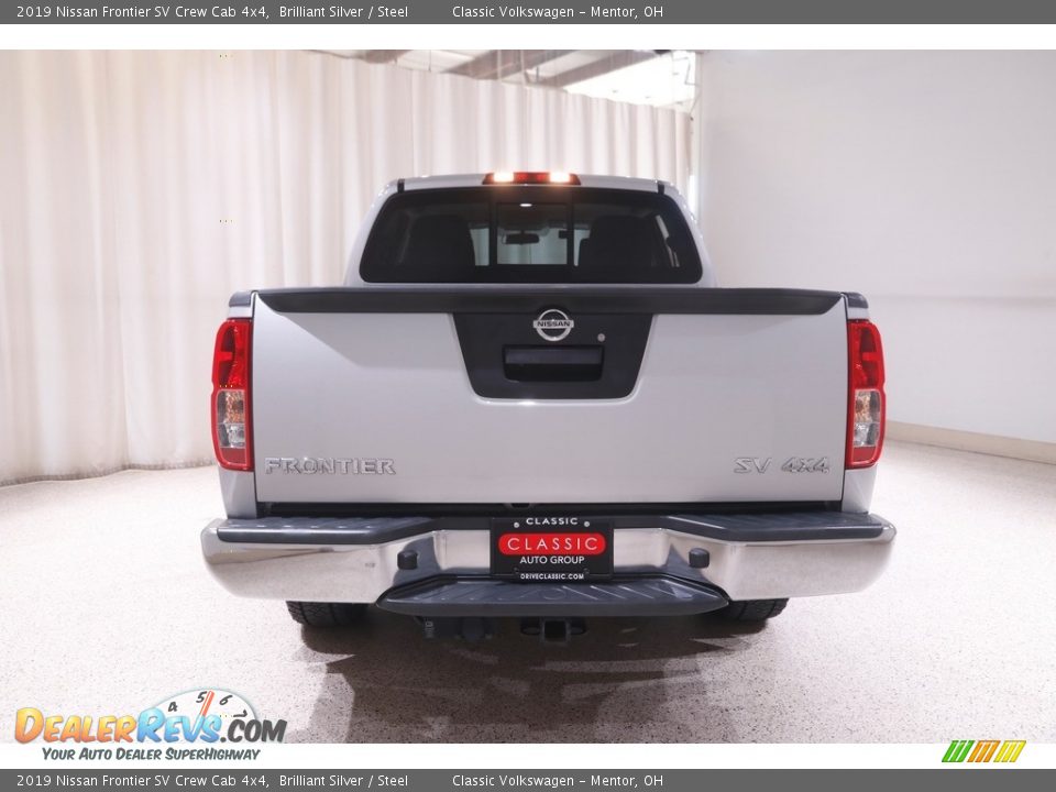 2019 Nissan Frontier SV Crew Cab 4x4 Brilliant Silver / Steel Photo #18