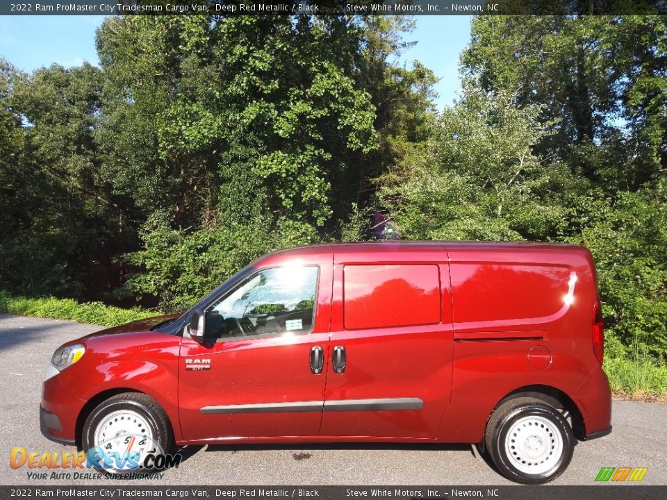 2022 Ram ProMaster City Tradesman Cargo Van Deep Red Metallic / Black Photo #1