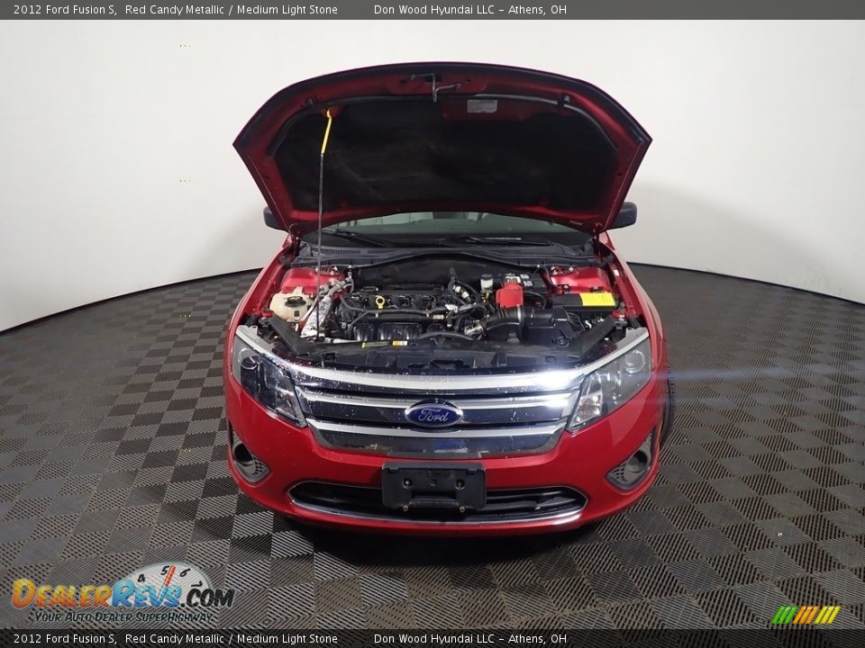 2012 Ford Fusion S Red Candy Metallic / Medium Light Stone Photo #5