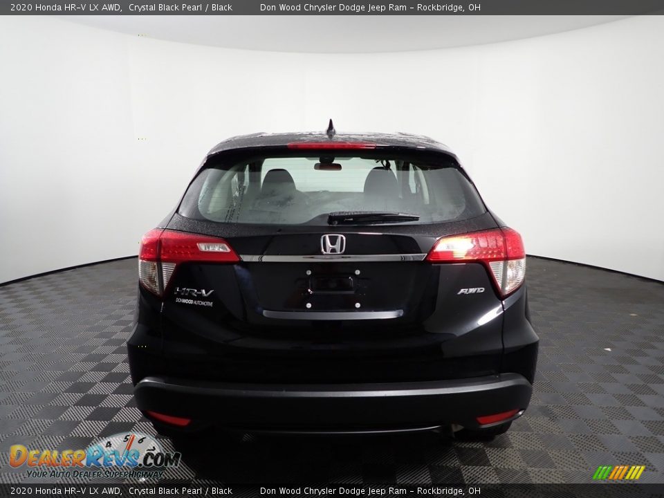 2020 Honda HR-V LX AWD Crystal Black Pearl / Black Photo #7