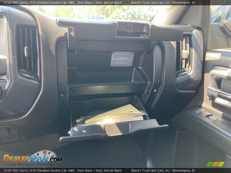 2018 GMC Sierra 1500 Elevation Double Cab 4WD Onyx Black / Dark Ash/Jet Black Photo #27