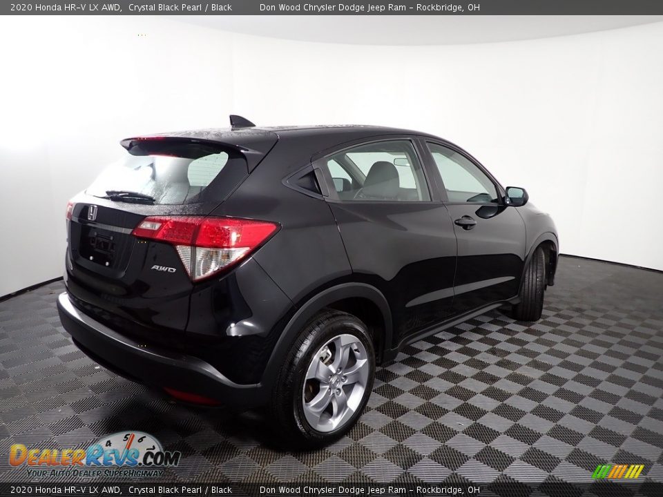 2020 Honda HR-V LX AWD Crystal Black Pearl / Black Photo #10