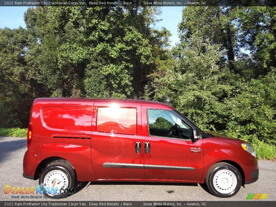 Deep Red Metallic 2022 Ram ProMaster City Tradesman Cargo Van Photo #5