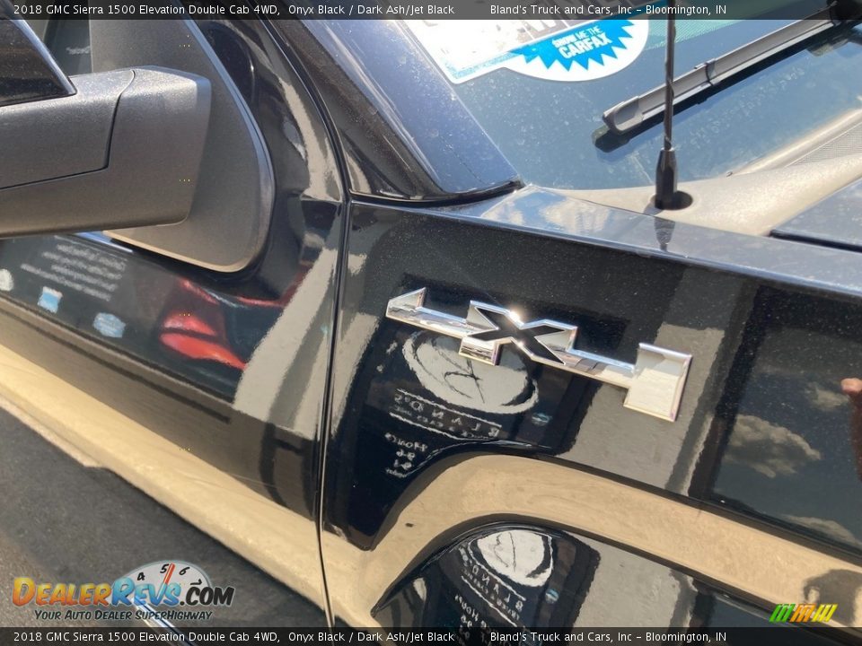 2018 GMC Sierra 1500 Elevation Double Cab 4WD Onyx Black / Dark Ash/Jet Black Photo #29