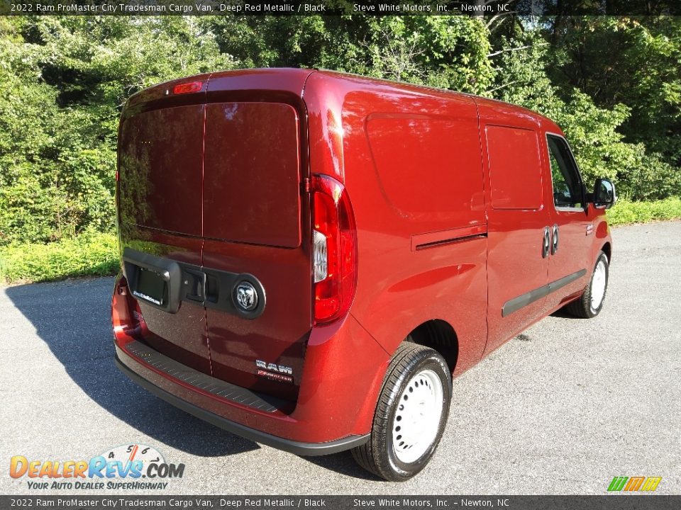 2022 Ram ProMaster City Tradesman Cargo Van Deep Red Metallic / Black Photo #6