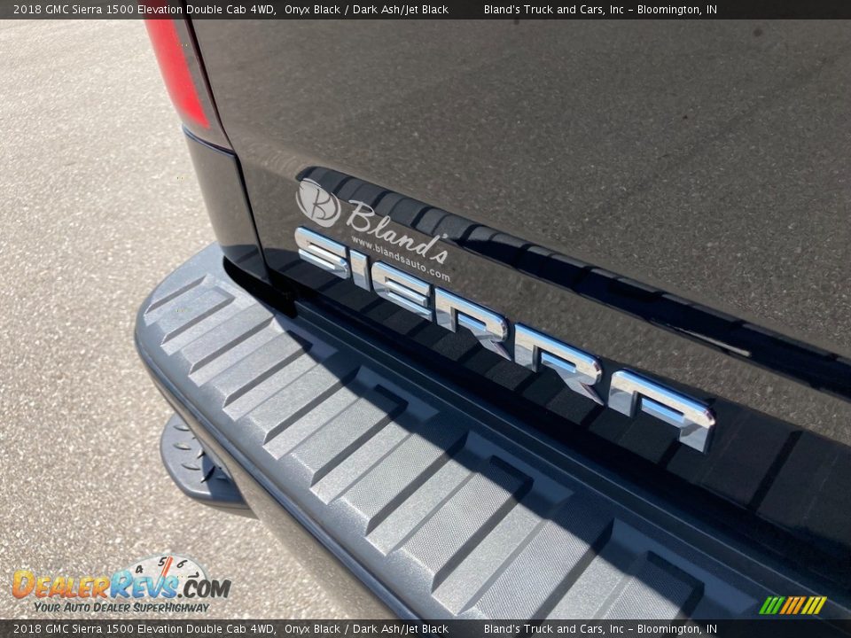 2018 GMC Sierra 1500 Elevation Double Cab 4WD Onyx Black / Dark Ash/Jet Black Photo #31