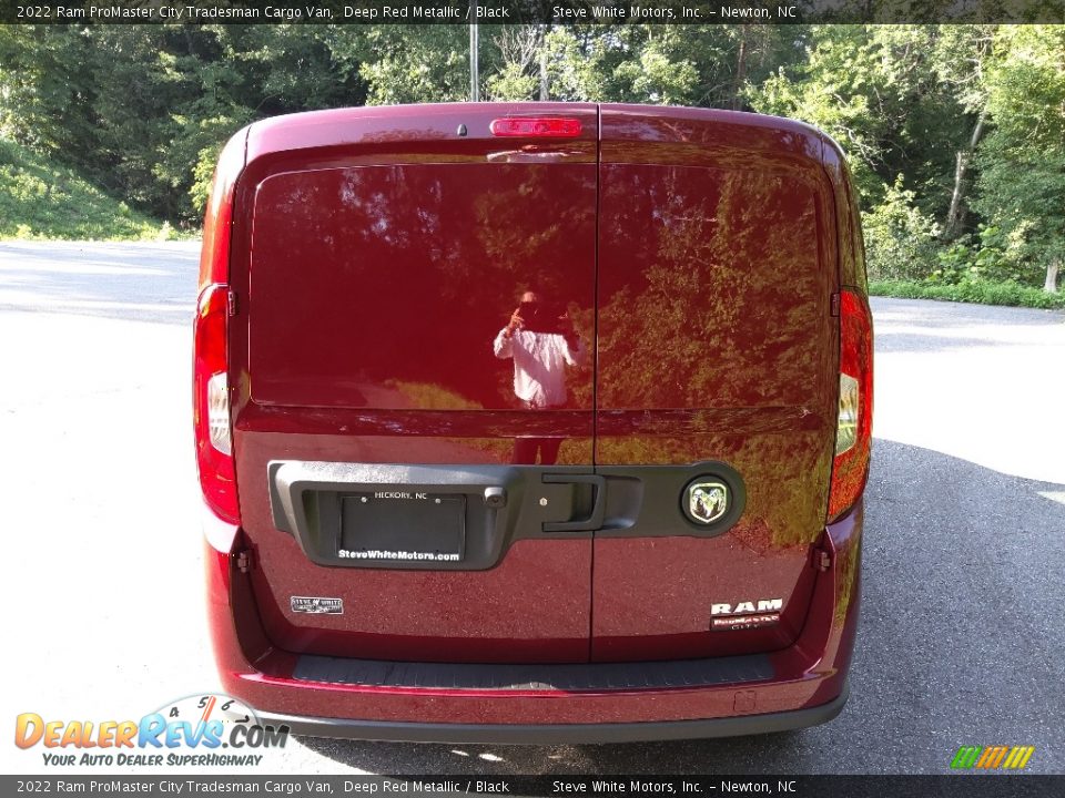 2022 Ram ProMaster City Tradesman Cargo Van Deep Red Metallic / Black Photo #7