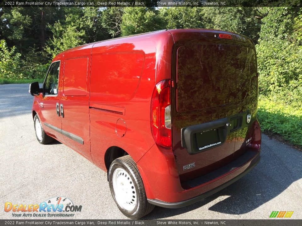 2022 Ram ProMaster City Tradesman Cargo Van Deep Red Metallic / Black Photo #8