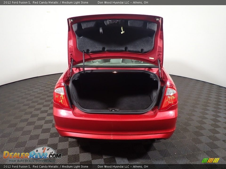 2012 Ford Fusion S Red Candy Metallic / Medium Light Stone Photo #13