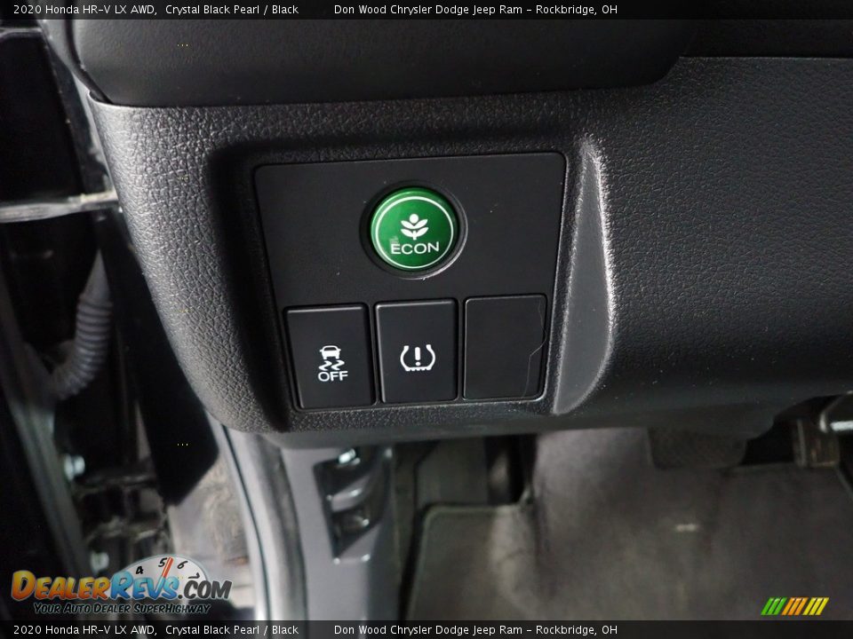 2020 Honda HR-V LX AWD Crystal Black Pearl / Black Photo #15