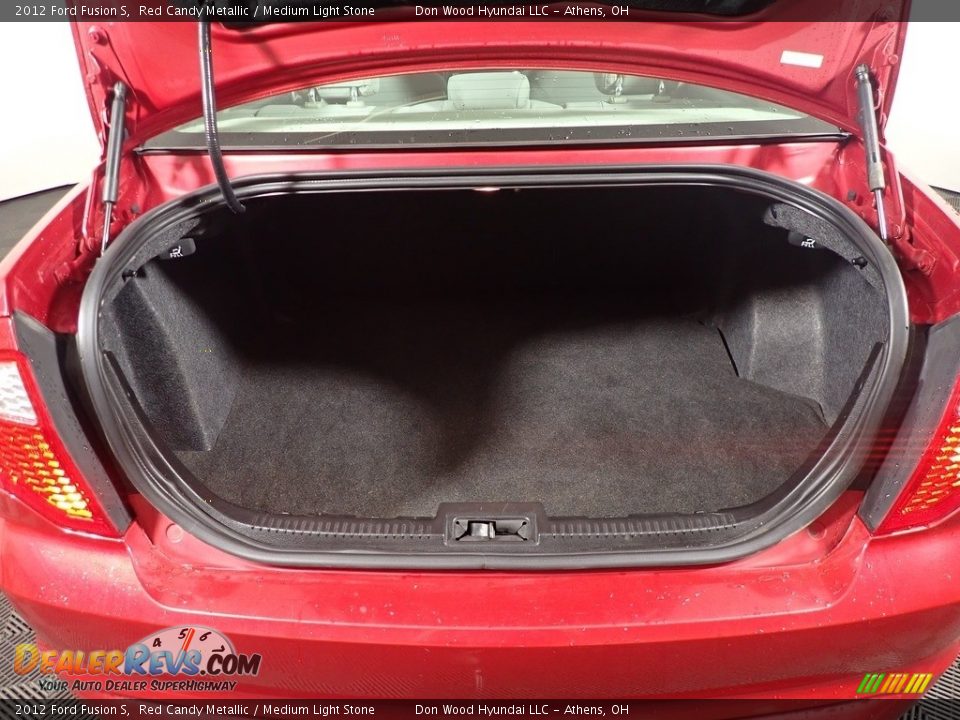 2012 Ford Fusion S Red Candy Metallic / Medium Light Stone Photo #14