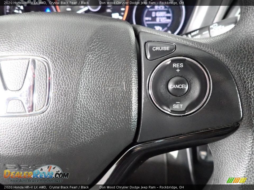 2020 Honda HR-V LX AWD Crystal Black Pearl / Black Photo #17