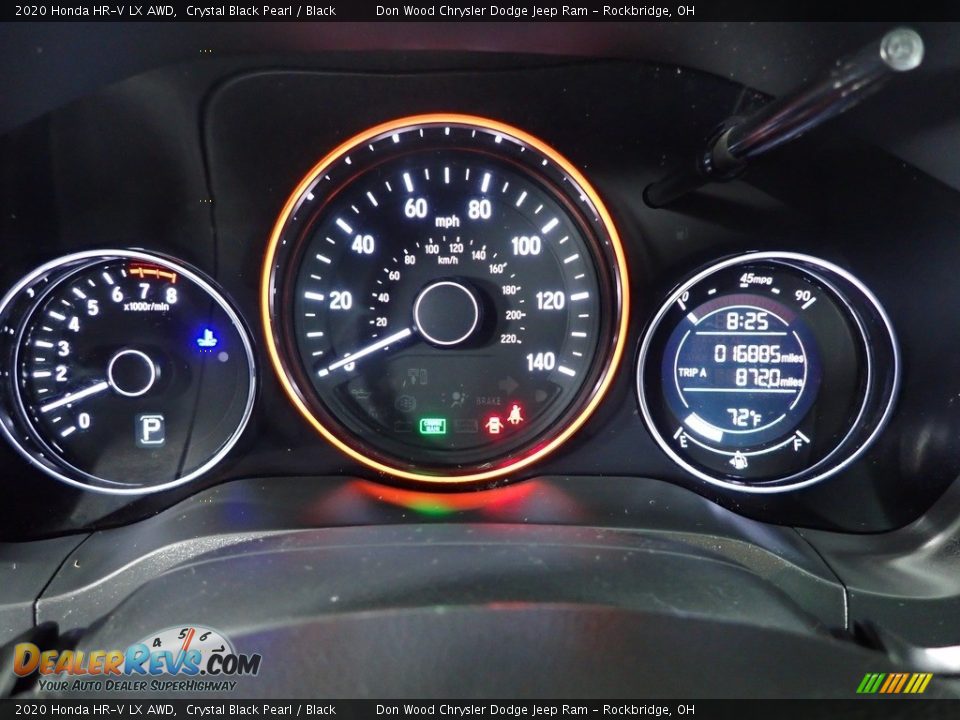 2020 Honda HR-V LX AWD Crystal Black Pearl / Black Photo #18