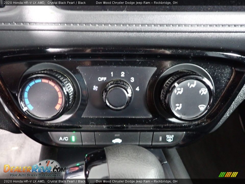 2020 Honda HR-V LX AWD Crystal Black Pearl / Black Photo #19