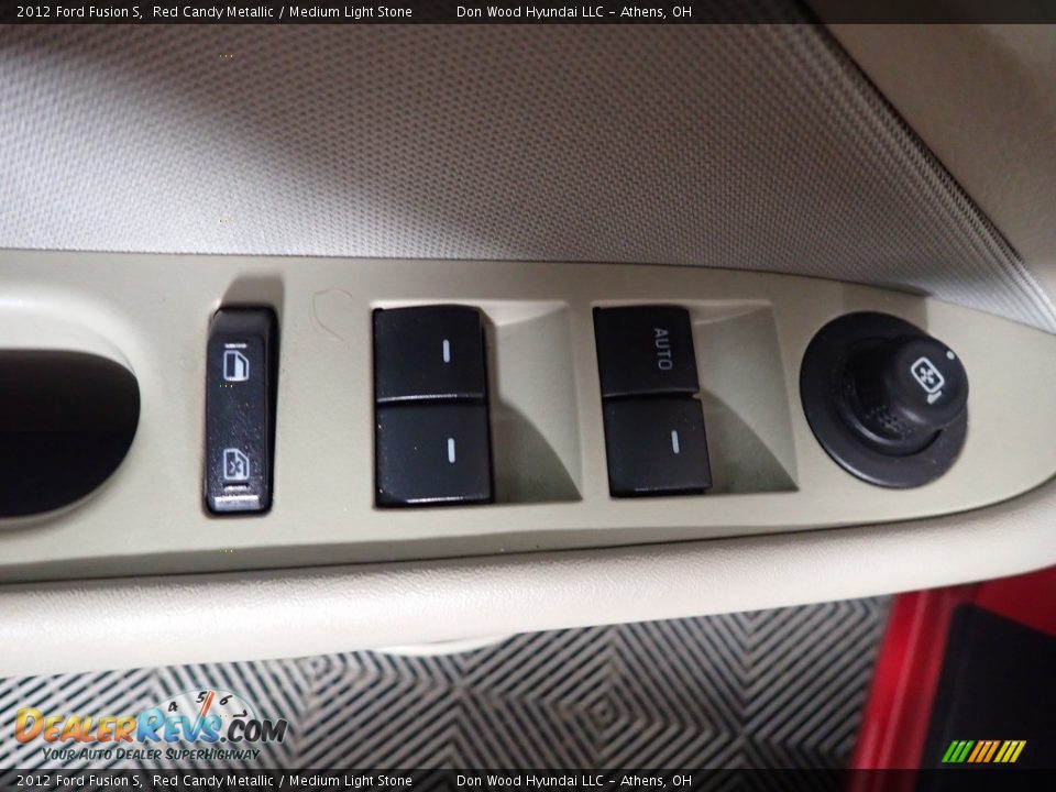 2012 Ford Fusion S Red Candy Metallic / Medium Light Stone Photo #18