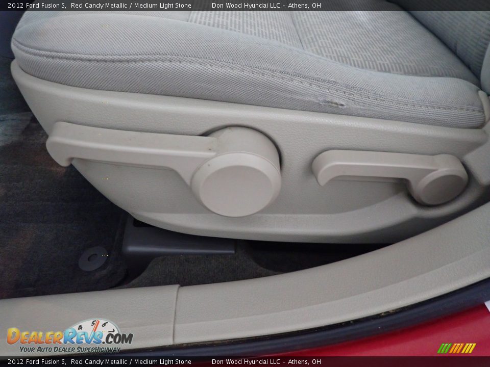 2012 Ford Fusion S Red Candy Metallic / Medium Light Stone Photo #20